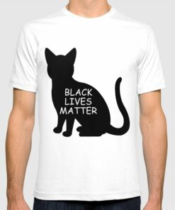 black cats matter t shirt