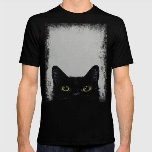 black cat tshirts