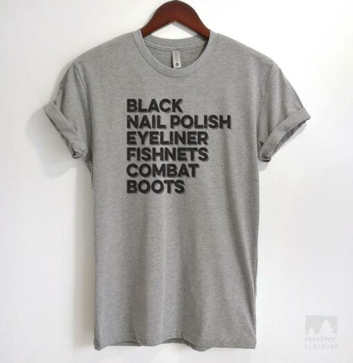 black fishnet t shirt