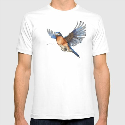 blue bird t shirt