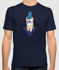 blue color tshirt