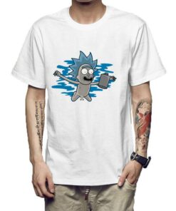 rick and morty white t shirt