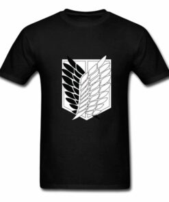 attack on titan logo t shirt