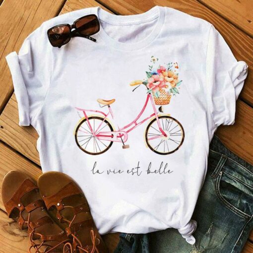 bike printed t shirts