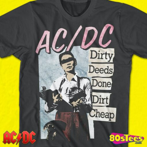 ac dc dirty deeds t shirt