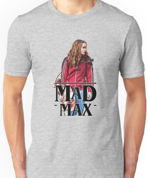 stranger things mad max t shirt