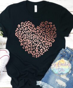 t shirt with rose gold