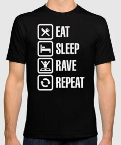 eat sleep repeat t shirt