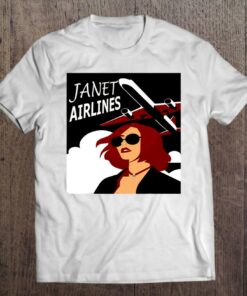 janet airlines t shirt