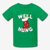 well hung christmas t shirt