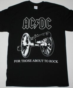 ac dc for those about to rock t shirt