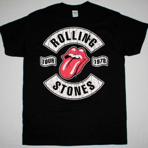 rolling stones t shirt black