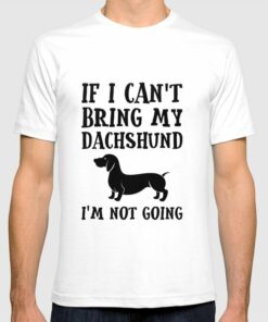 t shirt with dachshund