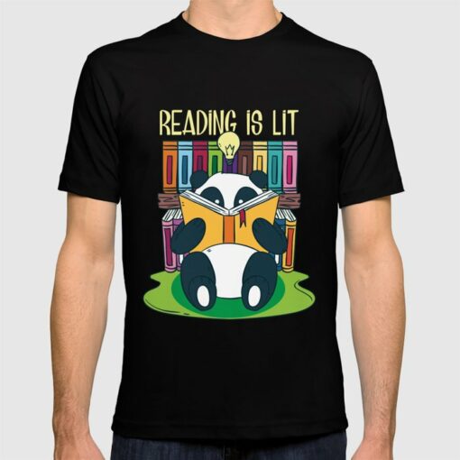 reading is lit shirt