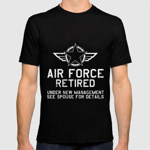 air force retired t shirts