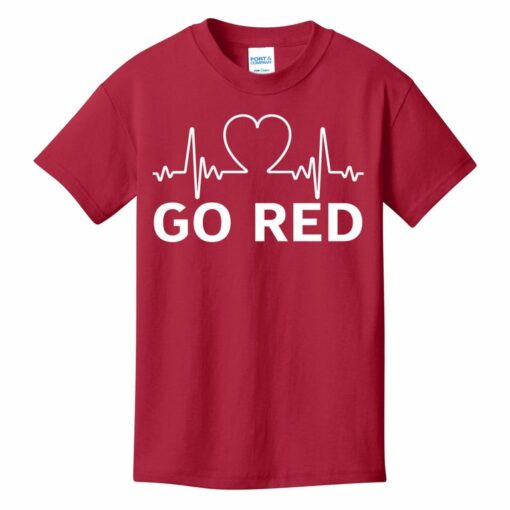 go red t shirts for heart disease