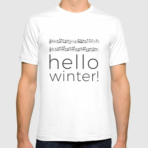 winter white t shirt