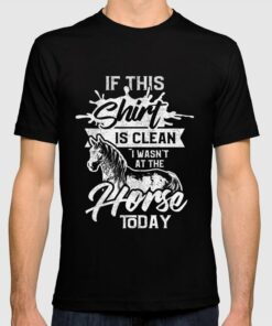 t shirt with horses