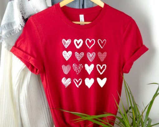 heart shirts for women