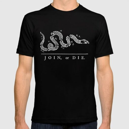 join or die snake t shirt