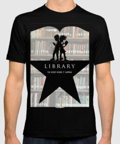 library t shirts