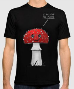mushroom t shirt mens