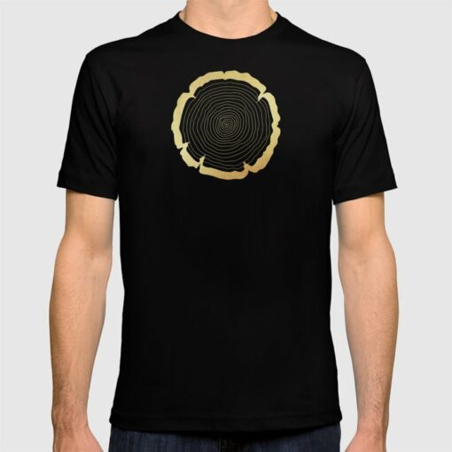 black and gold tshirt