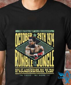 rumble in the jungle t shirt