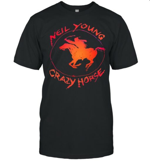 neil young crazy horse t shirt