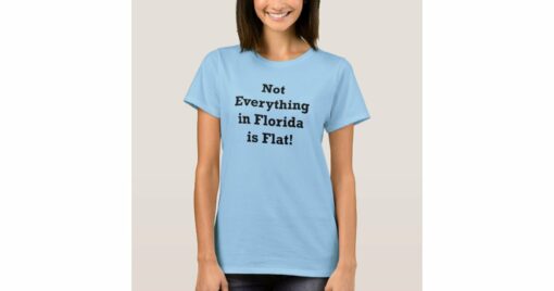 not everything in florida is flat shirt