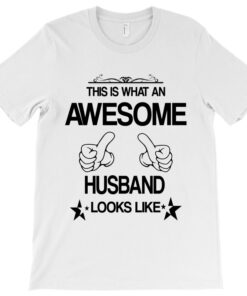 awesome husband t shirt