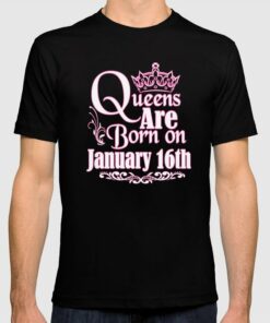 queen are born in january t shirt