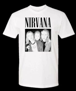 black and white nirvana t shirt