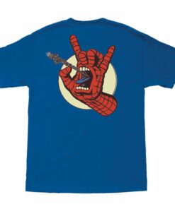 blue spiderman t shirt