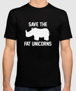 save the fat unicorn t shirt