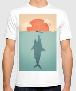 shark attack t shirt
