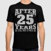 25 years anniversary t shirt design