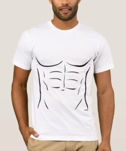 ripped abs t shirt