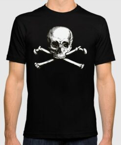 skull crossbones t shirt