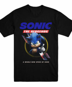 sonic the hedgehog movie t shirt