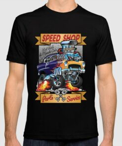 vintage speed shop t shirts