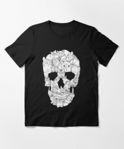 skull cat tshirt