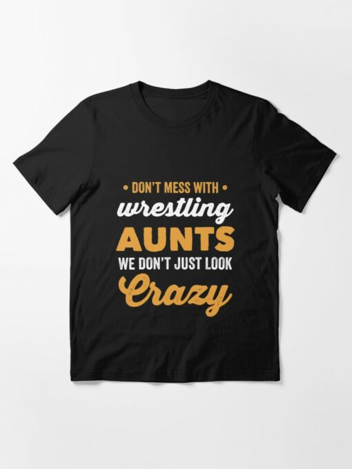 wrestling aunt shirt