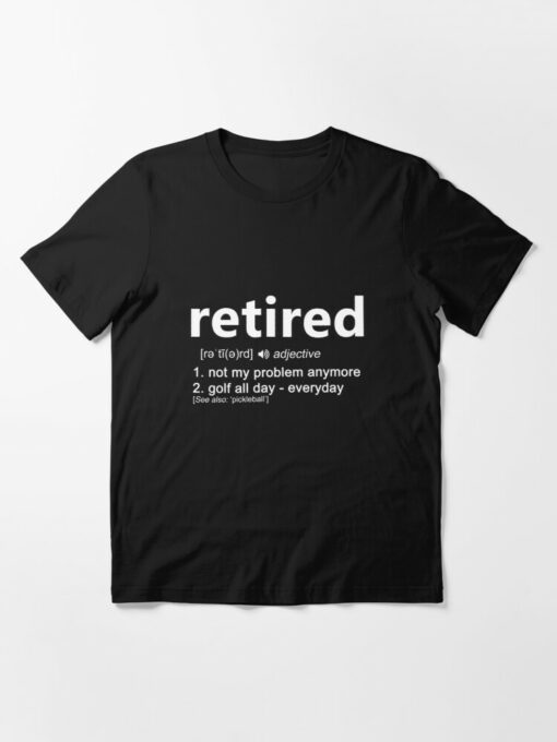 t shirt retired