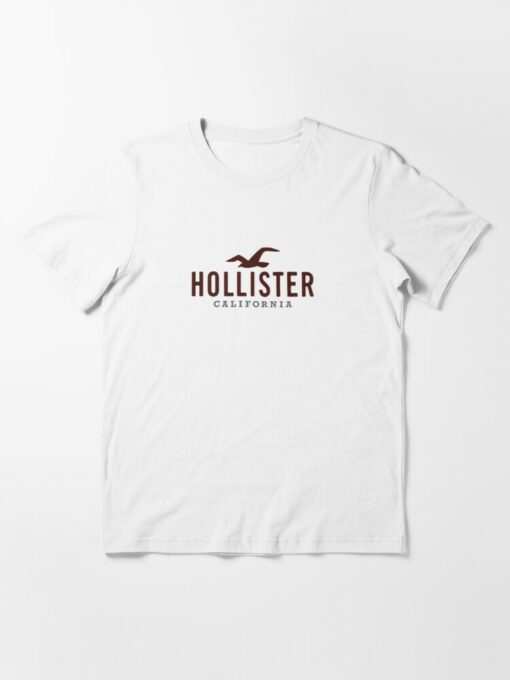 hollister california white t shirt