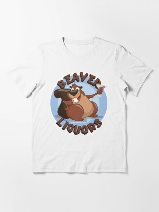 beaver liquor t shirt