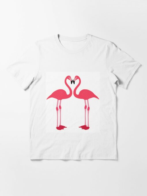 flamingo heart shirt