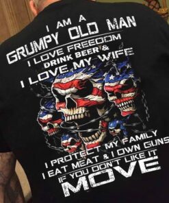 i am a grumpy old man t shirt