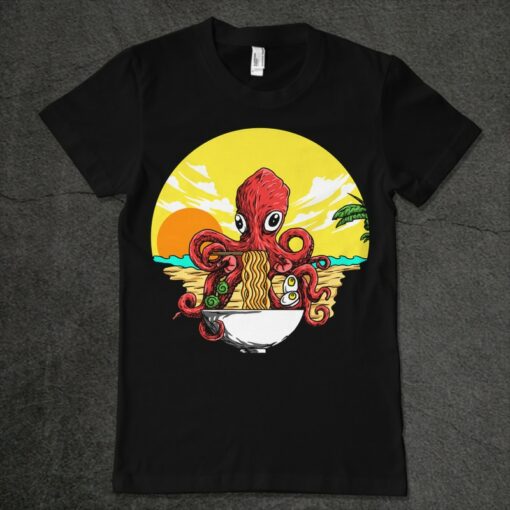 octopus t shirt design