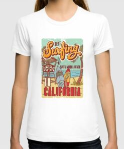 best surfing california t shirt